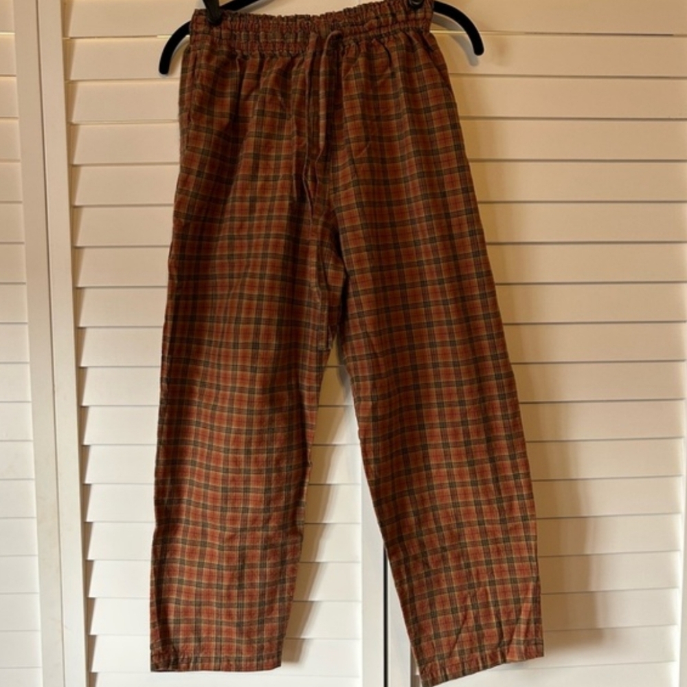 Vintage | Sienna Plaid Drawstring Pants